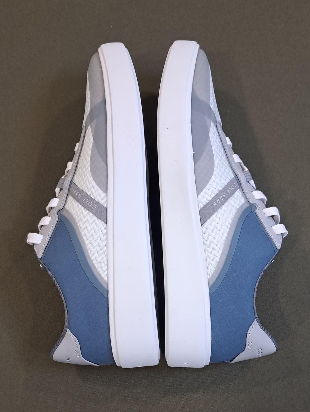 Cole Haan Grand Crosscourt Winner Sneaker - Sea Stone/Blue/White - Men's 11.5 - Picture 7 of 10
